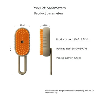 3-in-1 Steam Pet Brush